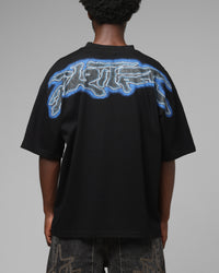 Loiter Airbrush Panther T-Shirt Black