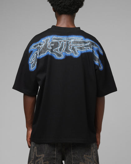 Loiter Airbrush Panther T-Shirt Black