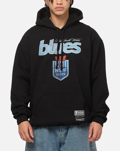 Mitchell & Ness New South Wales Blues 17 X Series Vintage Hoodie Black