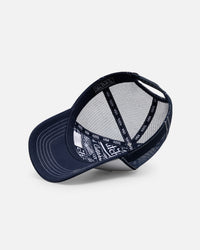Von Dutch Navy & White Trucker Snapback Dark Navy