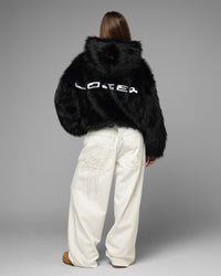 Loiter Eastern Bloc Fur Jacket Black