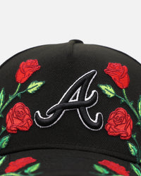 New Era Atlanta Braves 'Garden' 9FORTY A-Frame Snapback Black