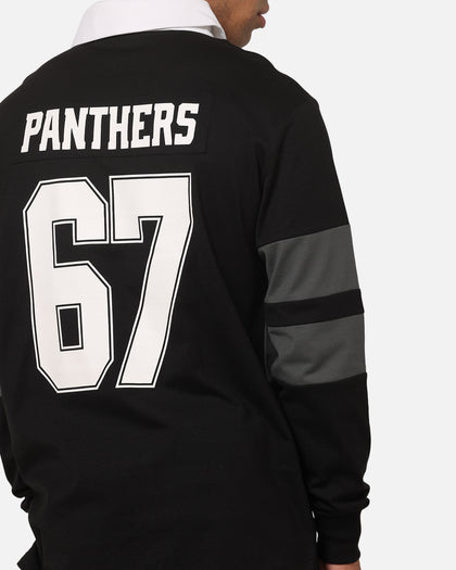 Bleacher Athletic Penrith Panthers NRL Legacy Rugby Polo Shirt Black