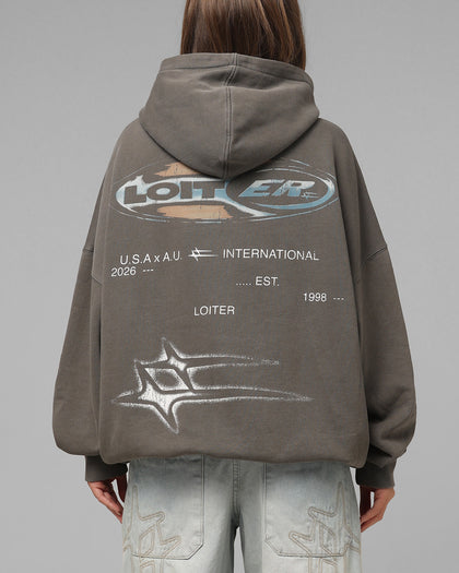 Loiter Speedform Hoodie Washed Charcoal