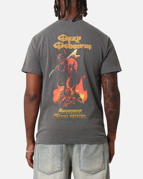 Ozzy Osbourne Ozzfest Helmet T-Shirt Faded Black