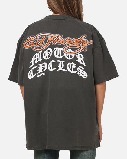 Ed Hardy Hardy Motors T-Shirt Washed Black