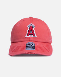 47 Brand Los Angeles Angels 'Well Worn' 47 Clean Up Strapback Red