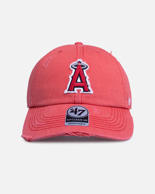 47 Brand Los Angeles Angels 'Well Worn' 47 Clean Up Strapback Red