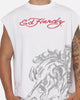 Ed Hardy Stallion Muscle T-Shirt White