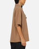 Carre Grid Button Up Shirt Brown-Plaid