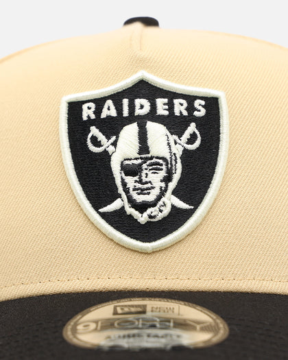 New Era Las Vegas Raiders 'Vintage' 9FORTY A-Frame Snapback Vegas Gold