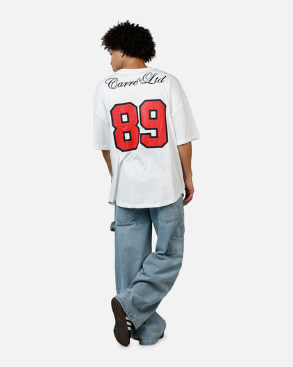 Carre Hitta Grid Iron T-Shirt Off White/Red