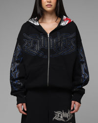 Loiter Marvel Venom Zip Through Hoodie Black