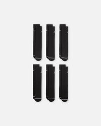 Jordan Everyday Cushioned Crew Socks 6 Pack Black/White