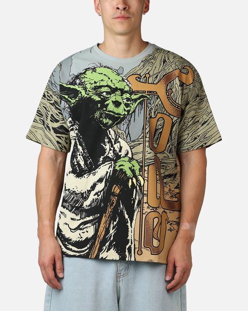 73Studio Star Wars Yoda All Over Print T-Shirt Black