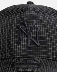 New Era New York Yankees 'Black Ripstop' 9FORTY A-Frame Snapback Black/Black