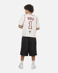 Mitchell & Ness Chicago Bulls Derrick Rose #1 Faux Jersey T-Shirt Vintage White