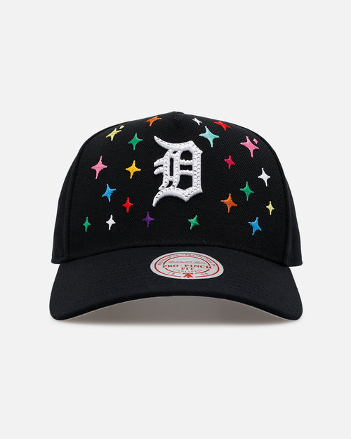 Mitchell & Ness Detroit Tigers 'Rhinestone Luxury' Pro Pinch Snapback Black