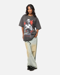 Culture Kings X WWE CM Punk Heavyweight T-Shirt Black Wash