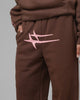 Loiter Hybrid Sweatpants Brown/Pink