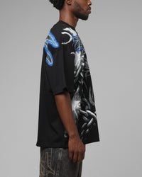 Loiter Airbrush Panther T-Shirt Black