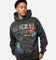 X-Large Pigment Dyed Peace Hoodie Black