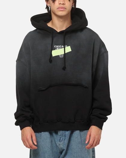 Mitchell & Ness Chicago Bulls Tape Hoodie Black