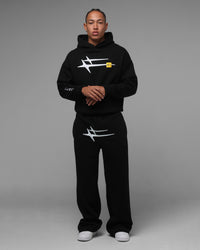 Loiter Hybrid Premium Hoodie Black