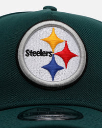 New Era Pittsburgh Steelers 'Evergreen' 9FORTY A-Frame Snapback Dark Green