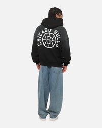 Mitchell & Ness Chicago Bulls Tape Hoodie Black