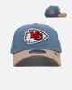 New Era Kansas City Chiefs 'Easy Breezy' 9FORTY A-Frame Snapback Blue/Tan