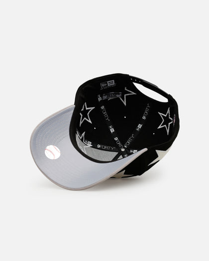New Era Atlanta Braves 'Stars' 9FORTY A-Frame Snapback Black/Grey