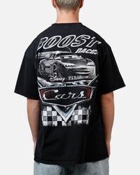 73Studio Disney And Pixar Cars Boost Vintage T-Shirt Black Acidwash