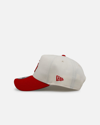 New Era Los Angeles Dodgers 'Strawberry' 9FORTY A-Frame Snapback Chrome/Red
