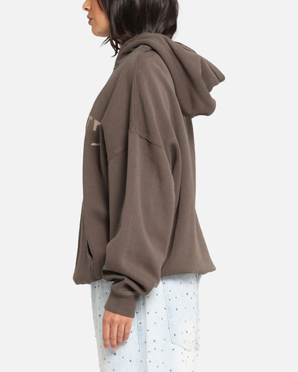 Saint Morta Vision Boxy Hoodie Brown