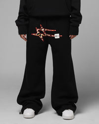 Loiter Hybrid Sweatpants Black/Leopard