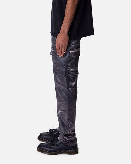 MNML Patent Shine Pants Black