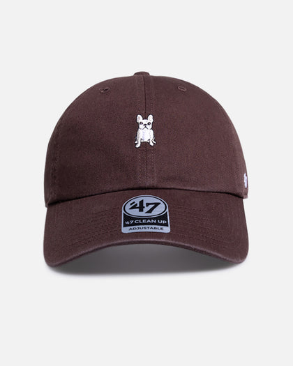 47 Brand French Bulldog Icon 47 Clean Up Strapback Brown