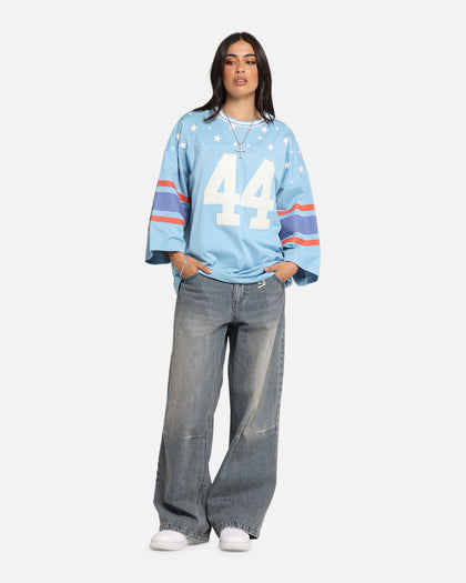 Champion 60's Football T-Shirt Pale Blue