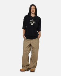 73Studio X Fortnite Where We Droppin T-Shirt Black Acidwash