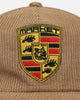 Market Ultimate Performance 5 Panel Corduroy Snapback Khaki