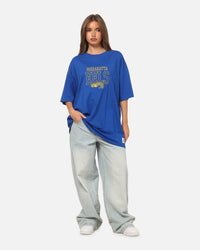 Bleacher Athletic Parramatta Eels NRL Embroidered Logo T-Shirt Blue