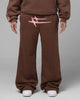 Loiter Hybrid Sweatpants Brown/Pink