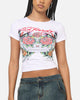 Ed Hardy Women's Phoenix Rose Baby T-Shirt White