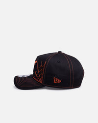 New Era Chicago Bulls 'Spider Web' 9FORTY A-Frame Snapback Black/Orange