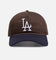 New Era Los Angeles Dodgers 'Walnut Navy' 9FORTY A-Frame Snapback Brown/Blue