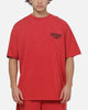 Saint Morta Destruct Boxy T-Shirt Vintage Washed Red
