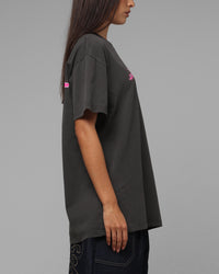 Loiter Cyber Logo T-Shirt Vintage Black
