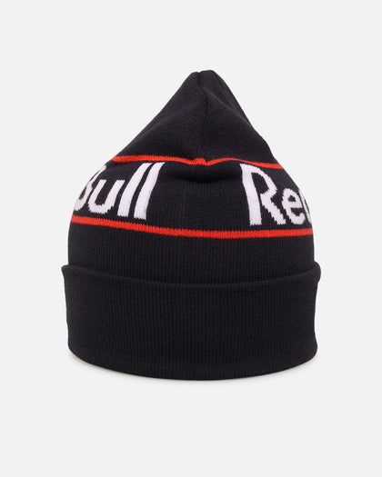 New Era X Red Bull Racing Team Wordmark Cuff Knit Beanie Dark Blue