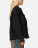 Saint Morta Daggers Cutoff Denim Jacket Vintage Black